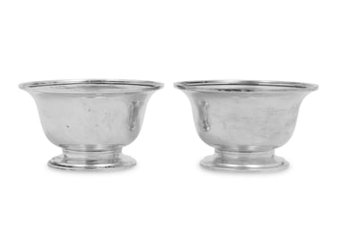 A Pair of American Silver Bowls