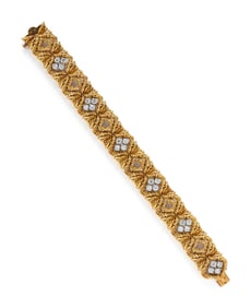 FRED, PARIS, GOLD AND DIAMOND BRACELET