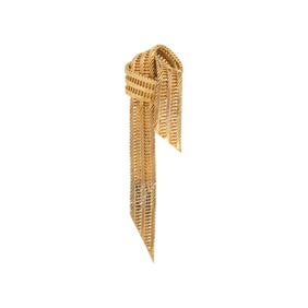 VAN CLEEF & ARPELS, YELLOW GOLD KNOT BROOCH