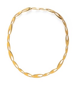 GEORG JENSEN, YELLOW GOLD NECKLACE