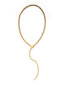 TIFFANY & CO., ELSA PERETTI, YELLOW GOLD 'SNAKE' NECKLACE