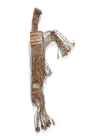 Eastern Plains Quilled Knife Sheath, with Knife