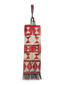 Sioux Woman's Quilled Breastplate