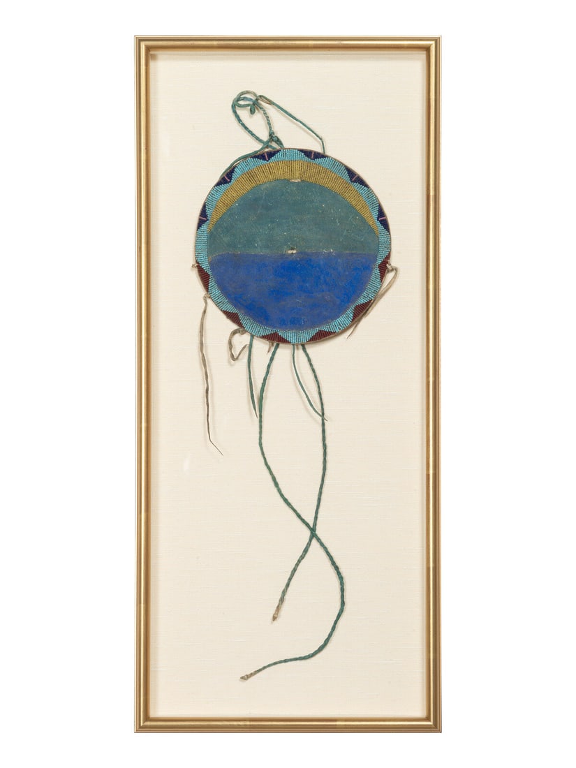 Northern Plains Painted Miniature Shield (1 of 2)