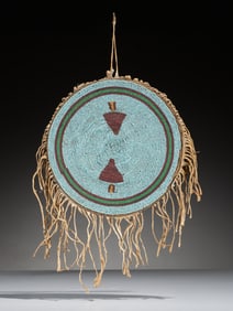 Sioux Beaded Hide "Shield"