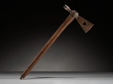 Plains Pipe Tomahawk, with Heart Cutout