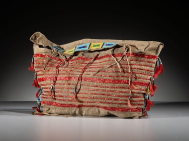 Sioux Beaded and Quilled Possible Bag