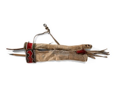 Assiniboine Mountain Lion Bow and Quiver Set