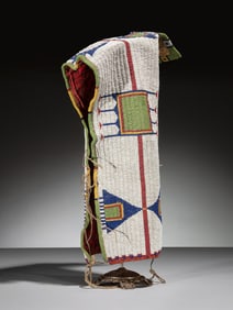Central Plains Beaded Hide Cradle