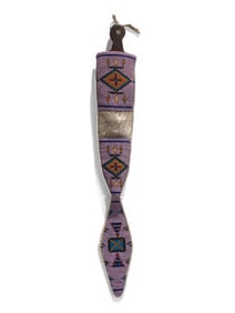 Blackfeet Beaded Hide Knife Sheath