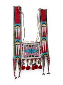 Apsáalooke Beaded Hide Martingale
