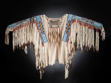 Apsáalooke Beaded Hide Shirt