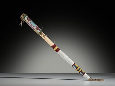 Blackfeet Beaded Pipe Stem Carrier