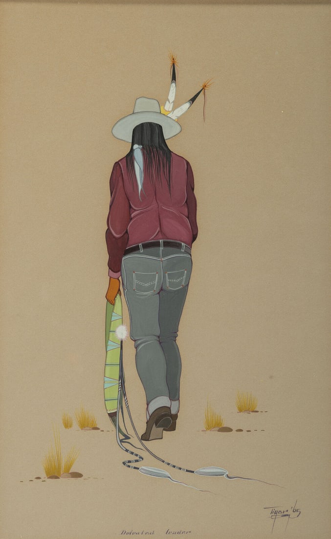 Jerome Tiger (Seminole, 1941-1967) Defeated Leader, 1965 (1 of 3)