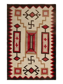 Navajo Storm Pattern Weaving / Rug