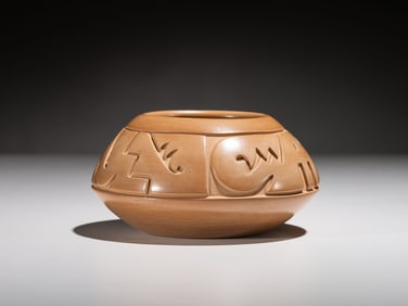 Toni Roller (Santa Clara, b. 1935) Buffware Pottery Jar, 2015