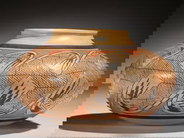 Fannie Nampeyo (Hopi, 1900-1987) Pottery Jar, Migration Pattern