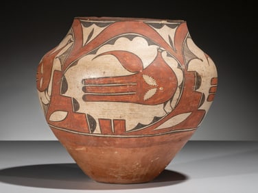 Zia Polychome Pottery Jar