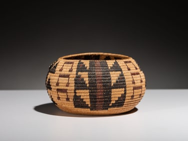 Mono Lake Paiute Polychrome Basket
