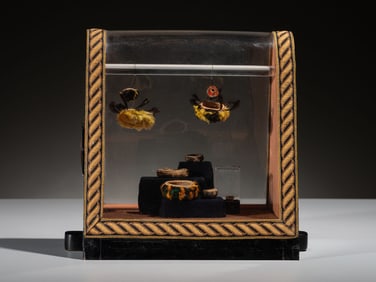 Pomo Miniature Gift Baskets, in Vitrine
