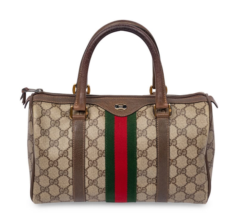 Gucci, GG Monogram Boston Bag (1 of 4)