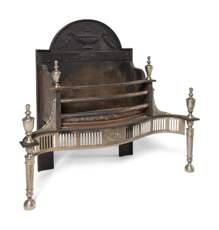 An English Steel and Iron Fire Grate  (1 of 1)
