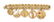 A 14 Karat Yellow Gold Charm Bracelet with Five Attache