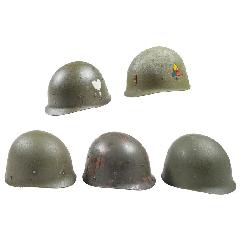 Group of 5 M1 and M2 Helmet Liners (1 of 2)