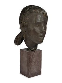 Giacomo Manzu (Italian, 1908-1991) Sonja's Head, 1955