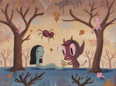 Gary Baseman (American, b. 1960) With thee Halo, 2005