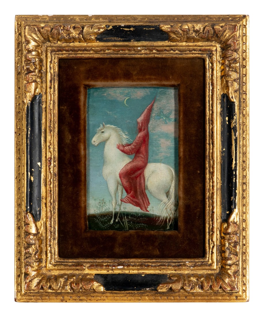 Artist Unknown (American, 20th century) Untitled (Wizard on Wild Horse) (1 of 6)
