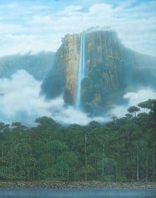Rubén Berland (Cuban, b. 1955) Looking at the Angels Falls, 2009