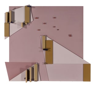 David Barr (American, 1939-2015) Cygnus - The Swan (Structurist Relief #203), 1981