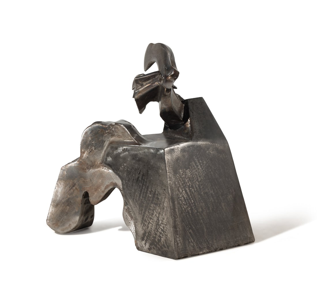 Richard Hunt (American, 1935-2023) Natural Form, 1978: Richard Hunt (American, 1935-2023) Natural Form, 1978 steel incised R. Hunt and dated 34 x 24 x 32 inches. The Collection of Robert and Judith Rothschild, Northbrook, Illinois This lot is located in C