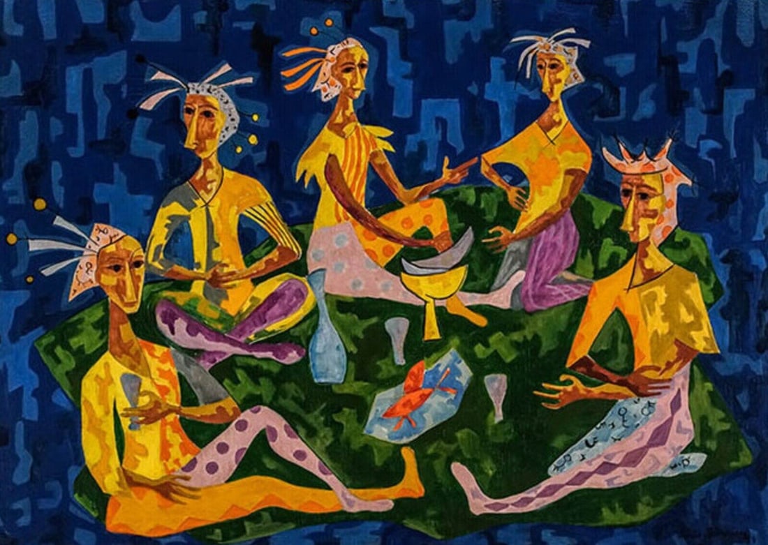 Cundo Bermúdez (Cuban, 1914-2008) El Picnic, 1954 (1 of 3)