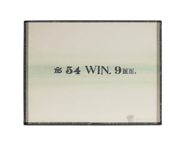 Edward Kienholz (American, 1927-1994) For 54 WIN. 9MM., 1969