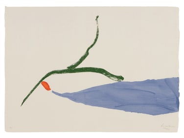 Helen Frankenthaler (American, 1928–2011) A Little Zen (from Four Pochoirs), 1970