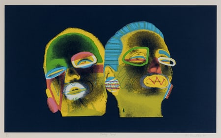 Ed Paschke (American, 1939–2004) Indigo Deux, 1988