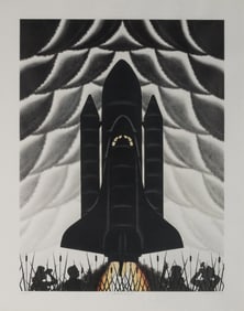 Roger Brown (American, 1941-1997) Cathedrals of Space, 1983