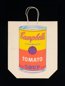 Andy Warhol (American, 1928-1987) Campbell's Soup Can On Shopping Bag (Tomato), 1966