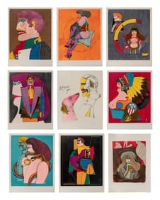 Richard Lindner (American/German, 1901–1978) After Noon (complete portfolio of 8), 1969