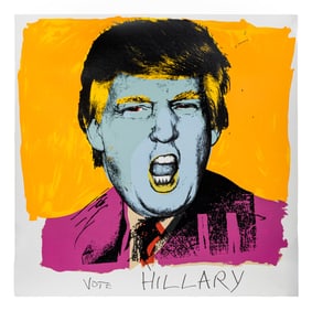 Deborah Kass (American, b. 1952) Vote Hillary, 2016