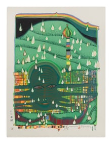 Friedensreich Hundertwasser (Austrian, 1928–2000) Green Power, 1972