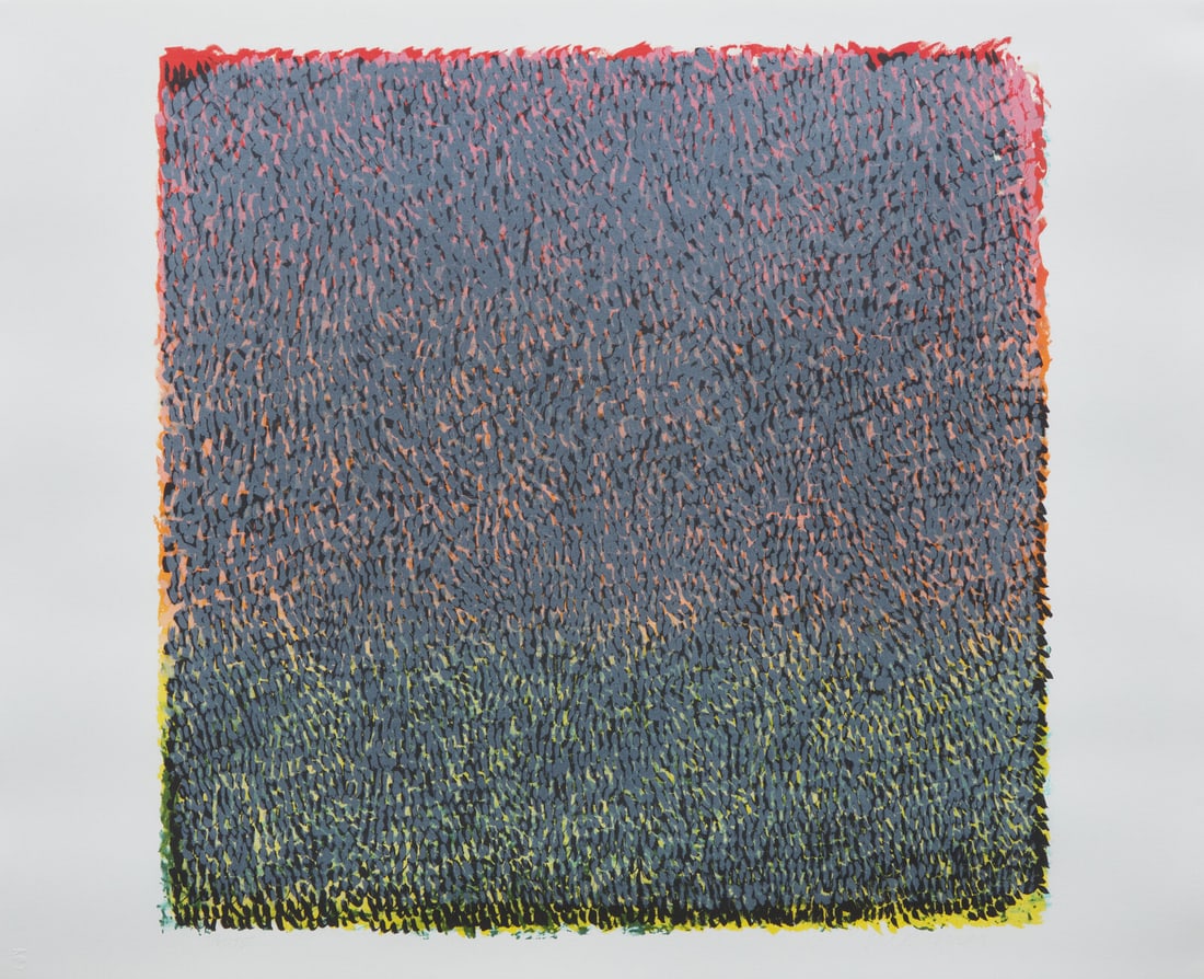 Warren Rohrer (American, 1927-1995) Bark and Marks, 1988 (1 of 3)