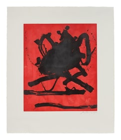 Robert Motherwell (American, 1915-1991) Red Sea II, 1979