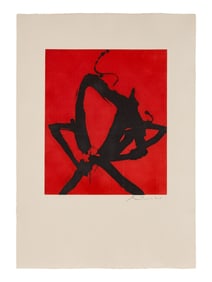Robert Motherwell (American, 1915-1991) Red Sea I, 1976