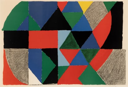 Sonia Delaunay (French/Ukrainian, 1885–1979) Polyphonie, 1975
