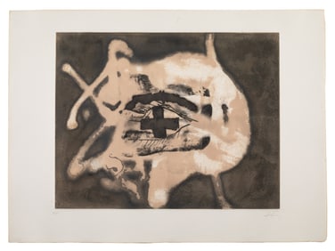 Antoni Tàpies (Spanish, 1923-2012) Relief Sable, 1982