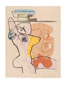Le Corbusier (French/Swiss, 1887–1965) Plate from Le Poème de L'Angle droit, 1955