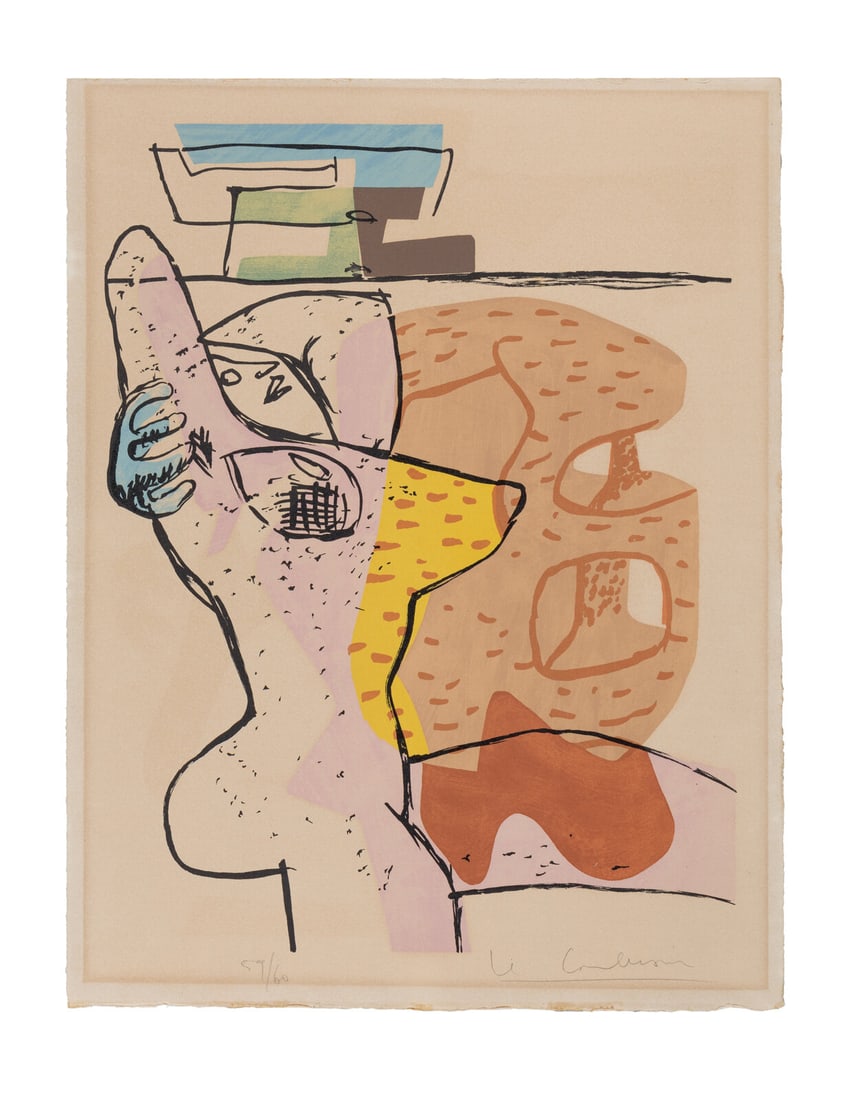 Le Corbusier (French/Swiss, 1887–1965) Plate from Le Poème de L'Angle droit, 1955 (1 of 5)